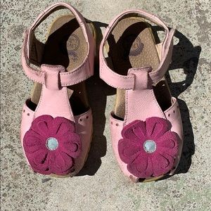 Livie & Luca pink flower sandals